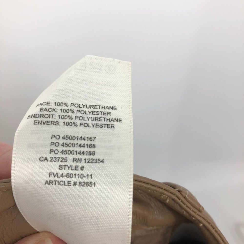 Aritzia Wilfred the Melina Vegan leather tan / camel pants size 6 - Picture 11 of 16